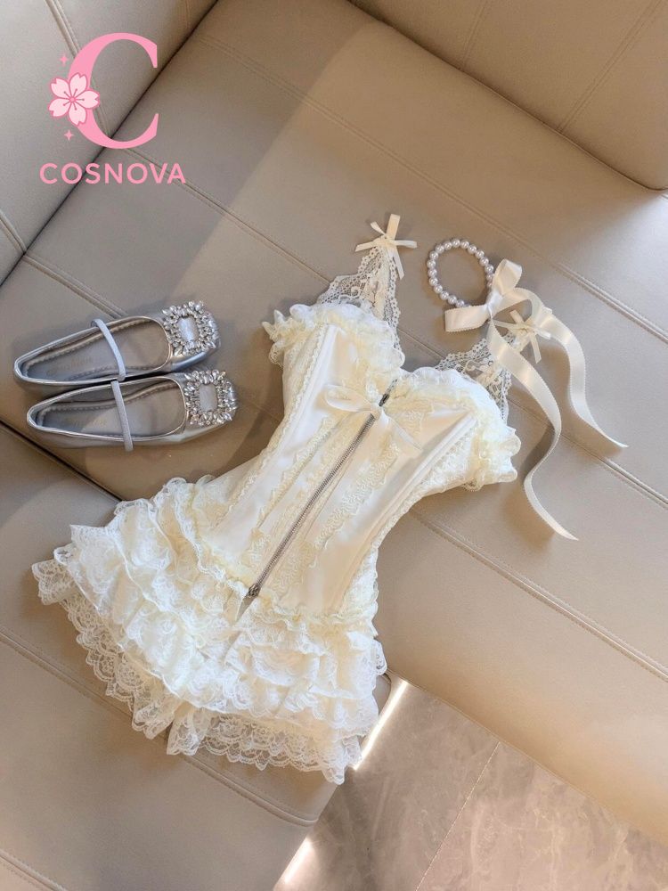 Cami Top Lace - Cute Desire Lace Bustier Top High