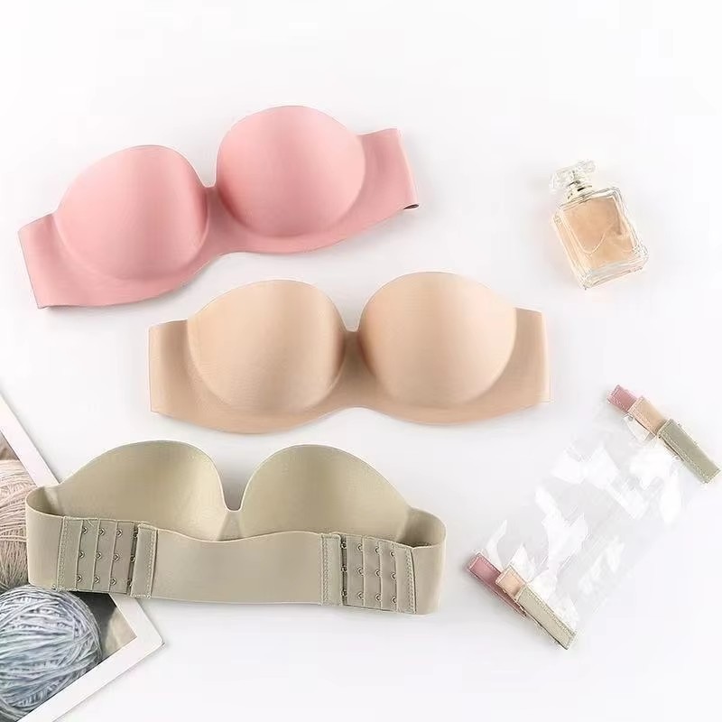 Strapless Bra Backless - Women's Sexy Strapless Push-Up Padded Bra