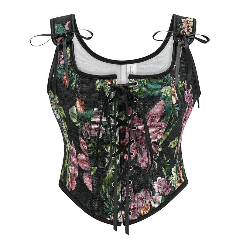 Vintage Gothic Women Corsets L - Corset Waist Cinch 评论和价格