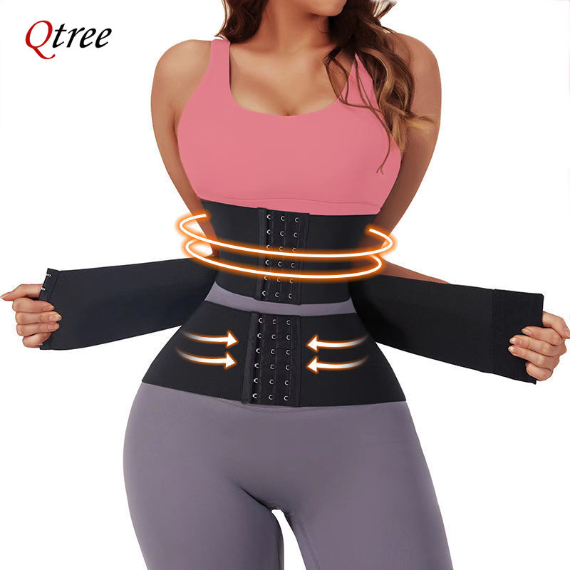 Qtree Upgraded Waist Trainer S - Shapewear Bodysuit Firm 评论和价格