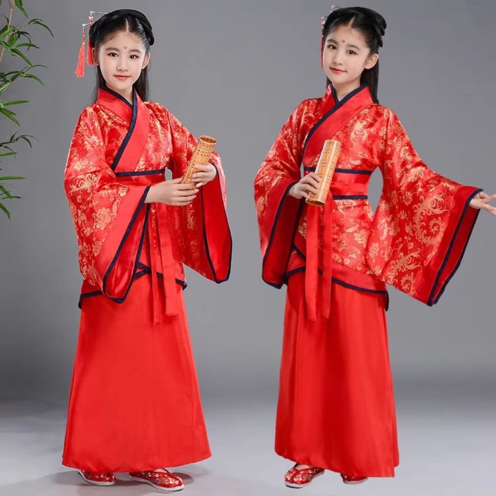 Fashion Ethnic Children's Anci - Robe Silk Women 评论和价格