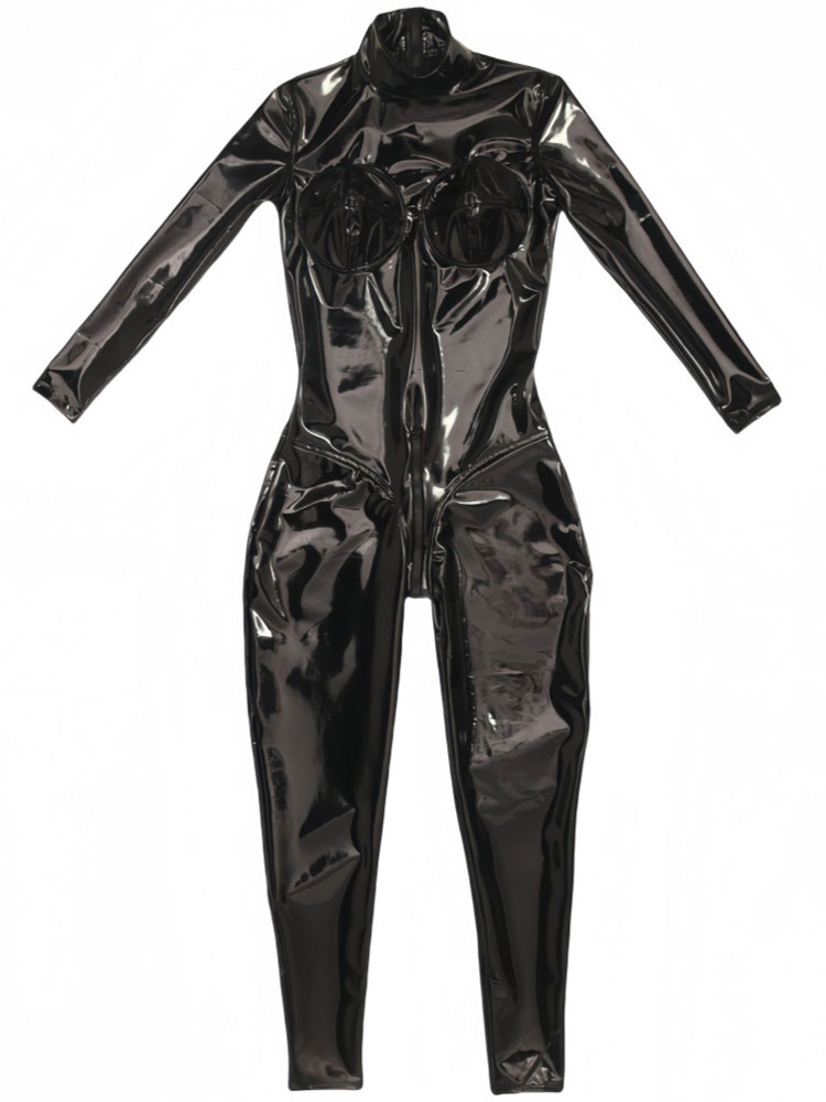 Sexy PU Latex Ammonia Jumpsuit - Shapewear Bodysuit Firm 评论和价格