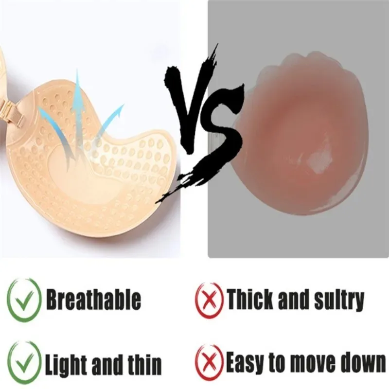 1/2Pc Invisible Push Up Bra Su - Strapless Bra Backless 评论和价格