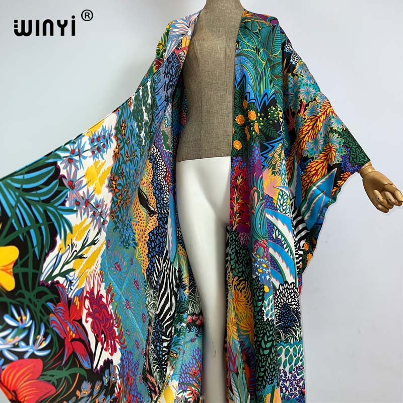 WINYI Africa Middle East kimon - Robe Silk Women 评论和价格