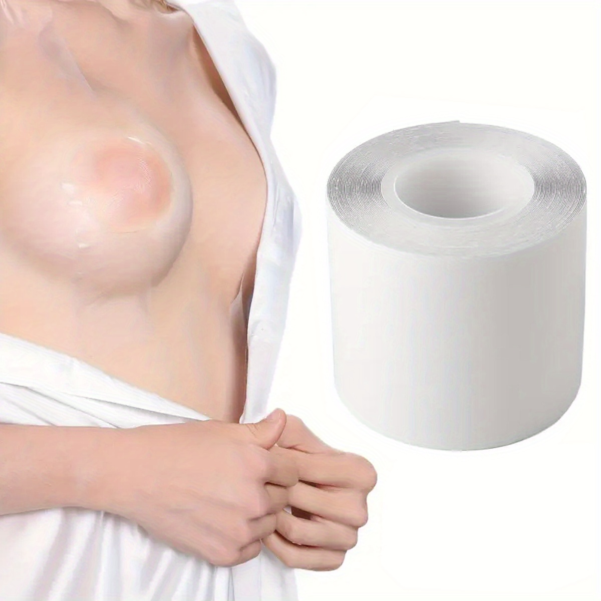 Skin Friendly Invisible Boob T - Nipple Cover Pasties 评论和价格