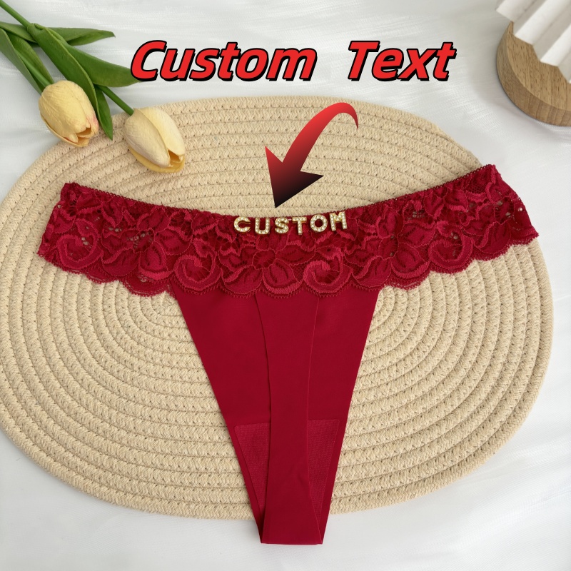 Personalized Custom Thong Name - Thong Bikini Women 评论和价格