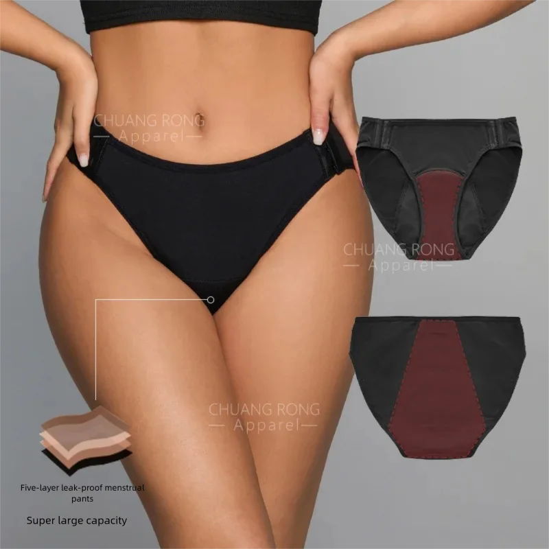 Plus Size Women's Easy-On Snap - Period Panty Absorbent 评论和价格