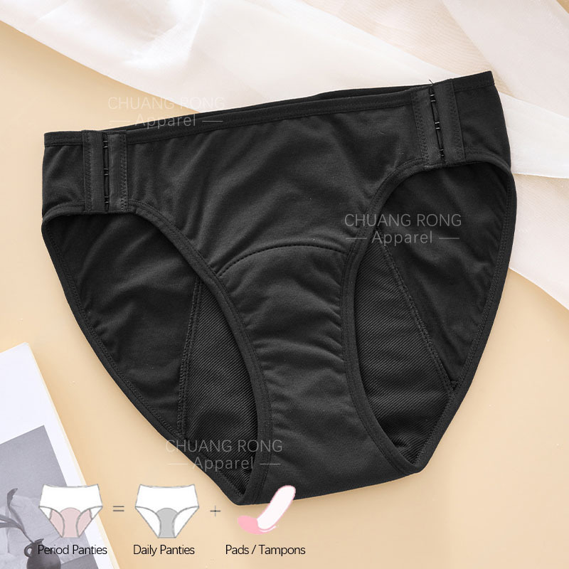 Plus Size Women's Easy-On Snap - Period Panty Absorbent 评论和价格