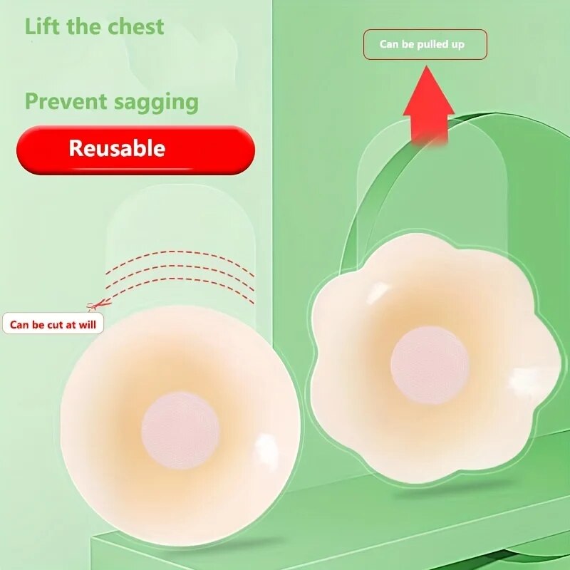1Pairs Silicone Nipple Cover L - Silicone Bra Adhesive 评论和价格
