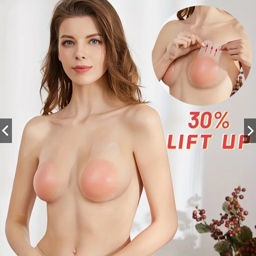 1Pairs Silicone Nipple Cover L - Silicone Bra Adhesive 评论和价格