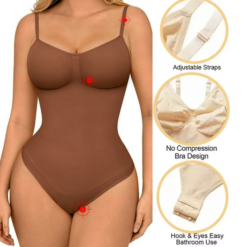 GUUDIA Spandex Bodysuit Thong  - Shapewear Bodysuit Firm 评论和价格