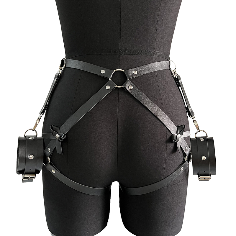 Fashionable Women's Bowknot Le - Garter Belt Set 评论和价格