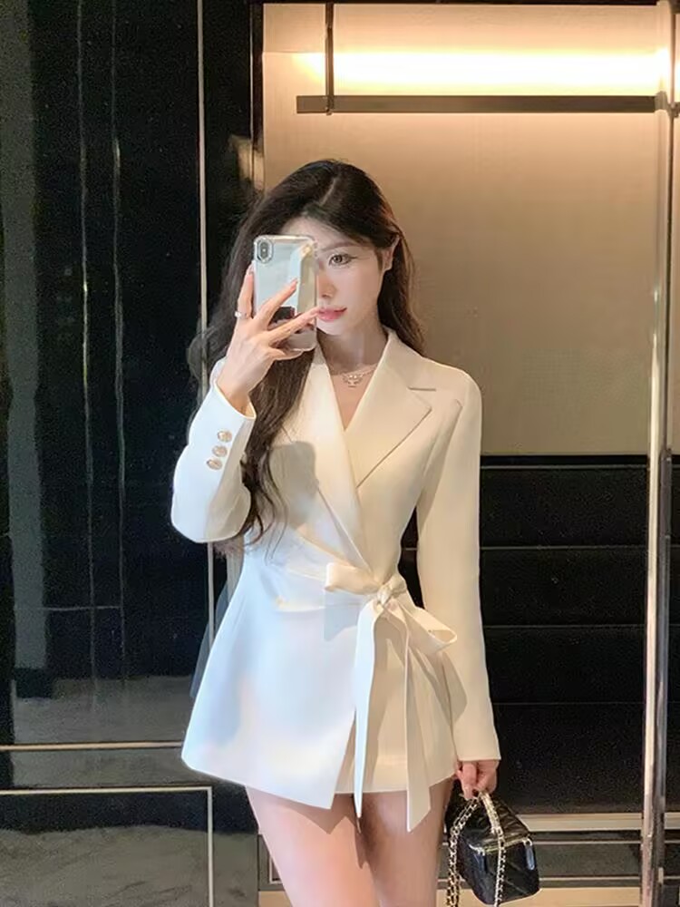 Solid Color 2026 Autumn New Ko - Corset Waist Cinch 评论和价格