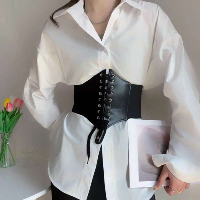 Fashion Corset Wide Belts Faux - Corset Waist Cinch 评论和价格