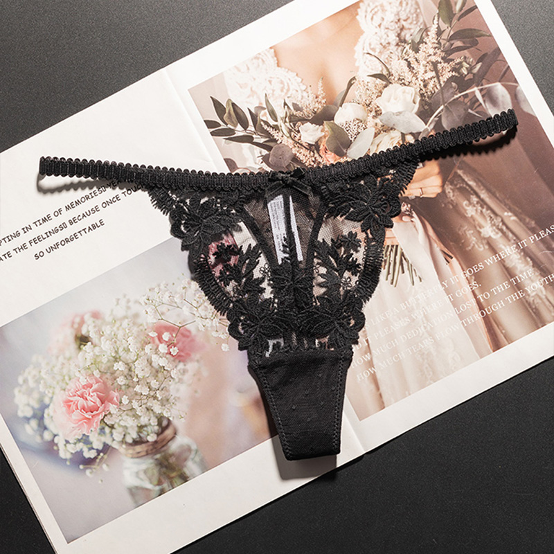 Lace Panties Sexy Thong Women  - Seamless Underwear Women 评论和价格