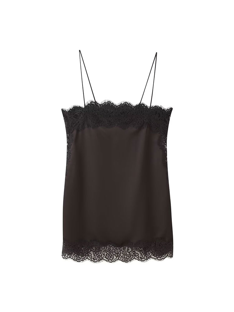 TFAFXY Vintage Casual Women Br - Cami Top Lace 评论和价格