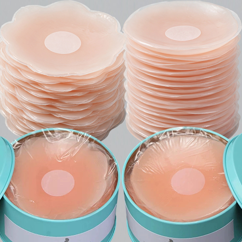 Floral Round Silicone Nipple C - Silicone Bra Adhesive 评论和价格
