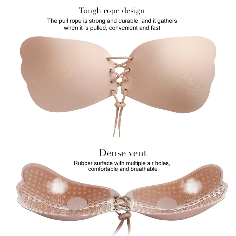 1/2 Pairs Women Summer Backles - Push Up Bra Padded 评论和价格