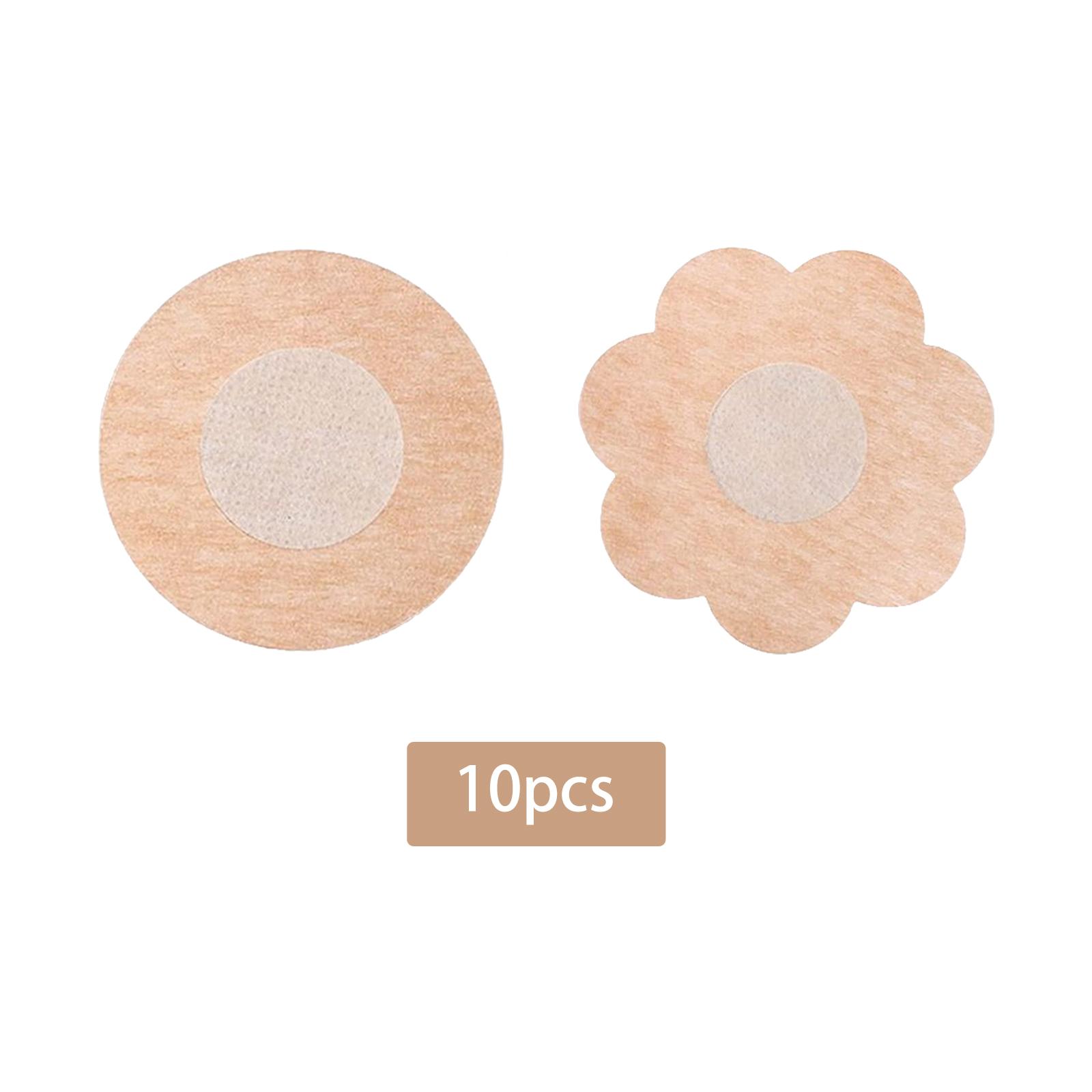 10 Pieces Chest Pasties Flower - Nipple Cover Pasties 评论和价格
