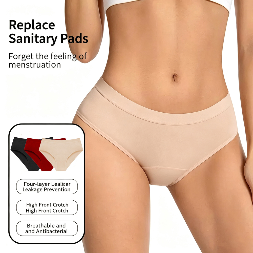 3Pcs Heavy Flow Menstrual Pant - Period Panty Absorbent 评论和价格