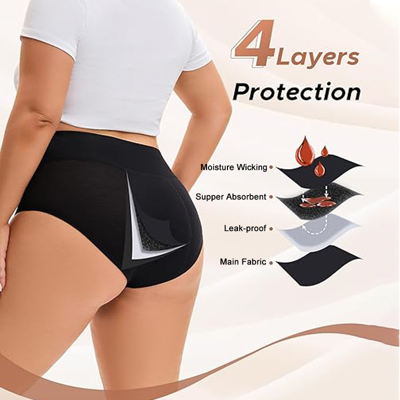 3Pcs Heavy Flow Menstrual Pant - Period Panty Absorbent 评论和价格