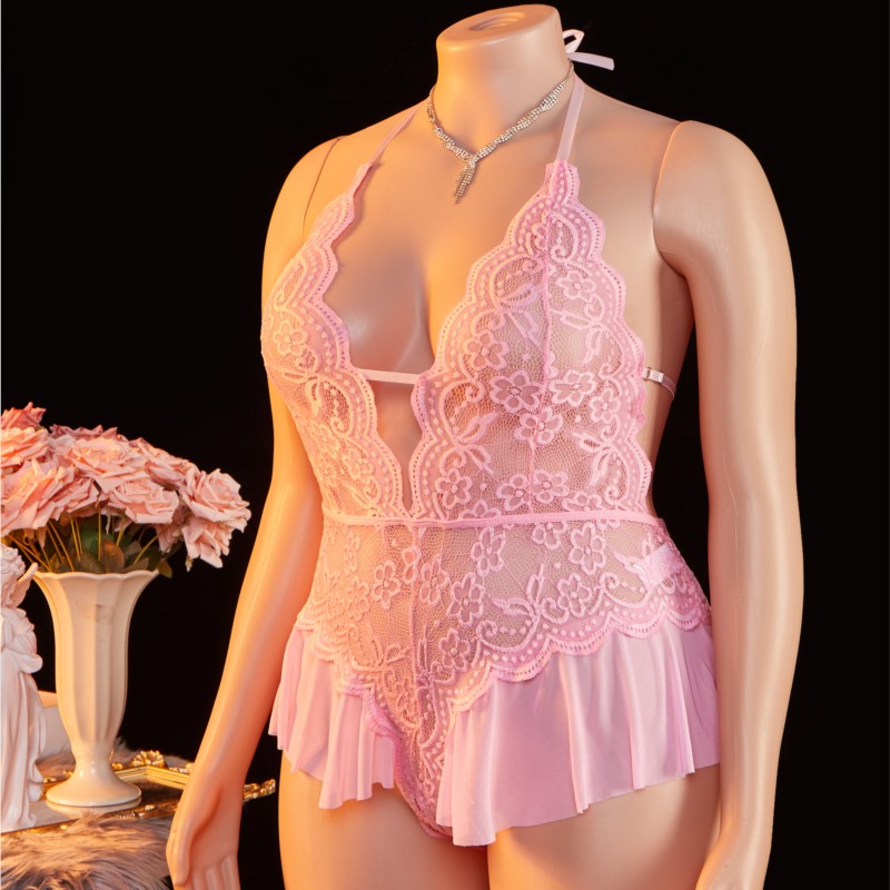 Plus Size 1XL-4XL Teddy perspe - Lace Teddy Lingerie 评论和价格