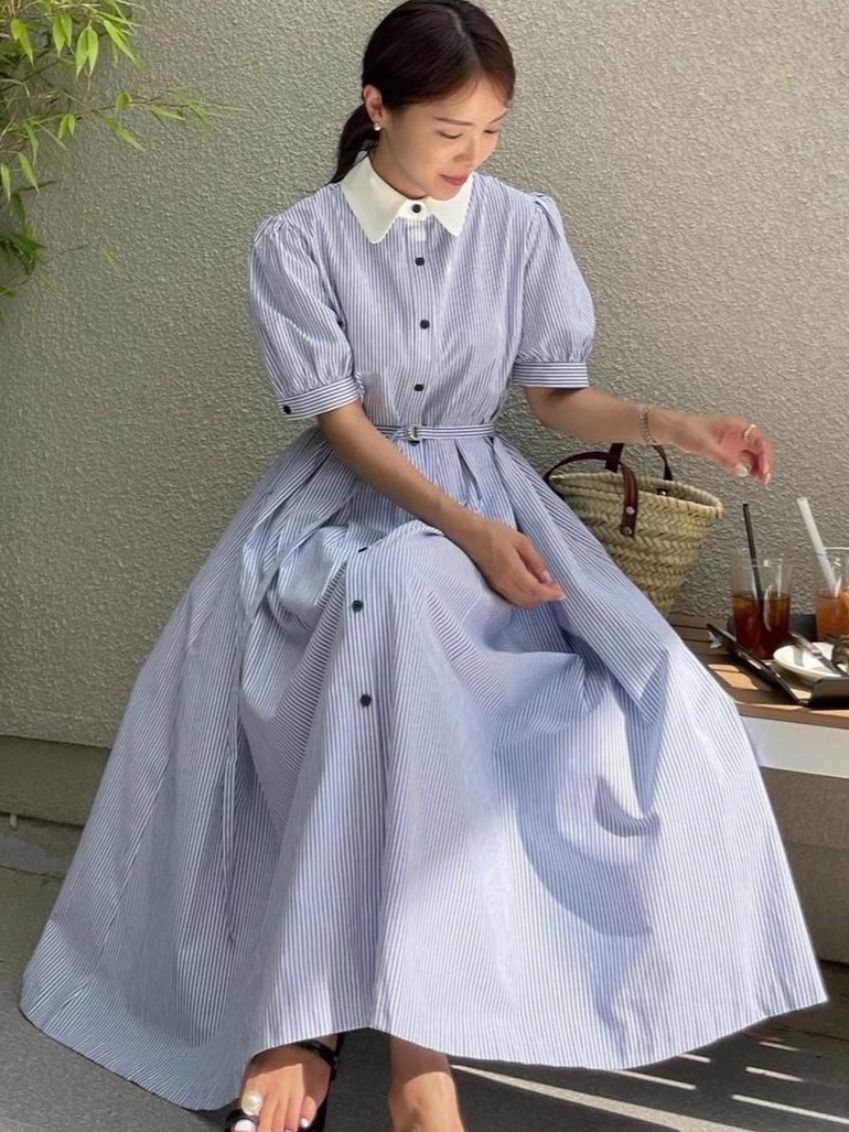 Elegant Retro Striped Waist-Ci - Corset Waist Cinch 评论和价格