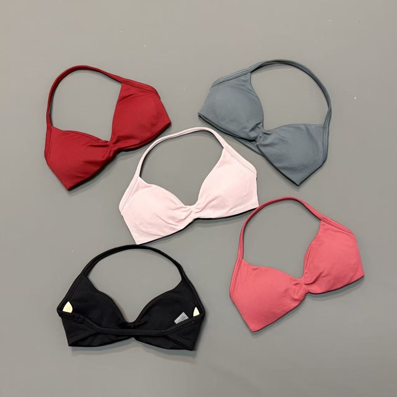 Women Halter Sports Bra V-Neck - Sports Bra High Impact 评论和价格