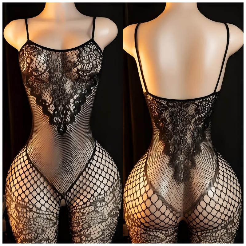 Sexy Lingerie Set for Women Er - Bodystocking Fishnet 评论和价格