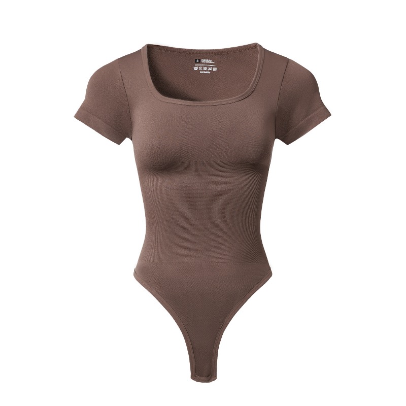 Women Plus Size Square Neck Sh - Shapewear Bodysuit Firm 评论和价格