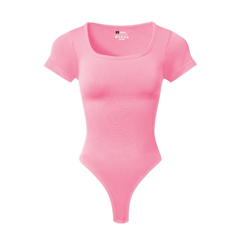 Women Plus Size Square Neck Sh - Shapewear Bodysuit Firm 评论和价格