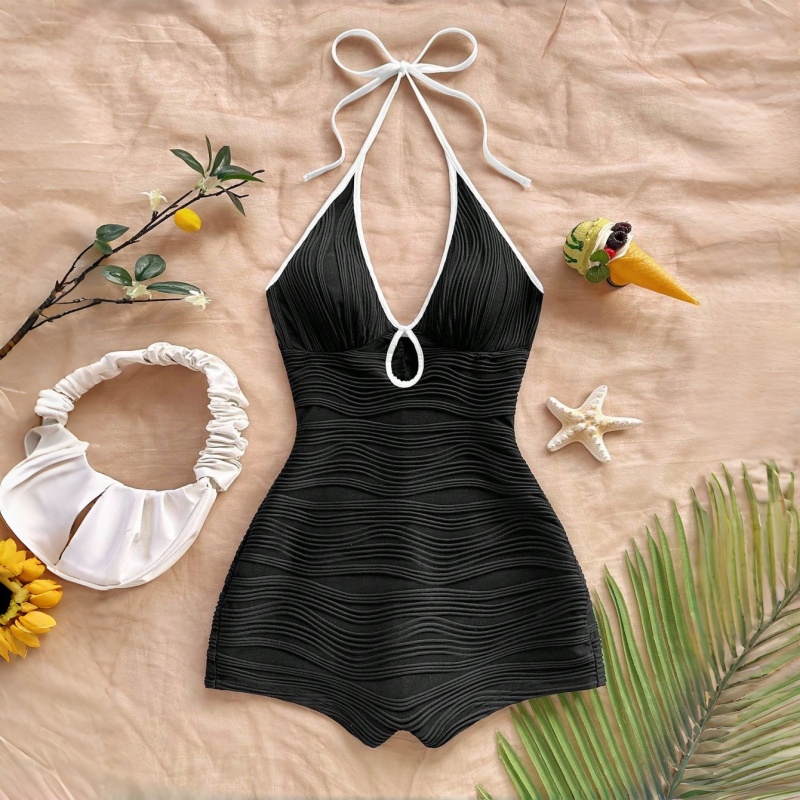 Sheer Halter Neck Bodysuit | W - Shapewear Bodysuit Firm 评论和价格