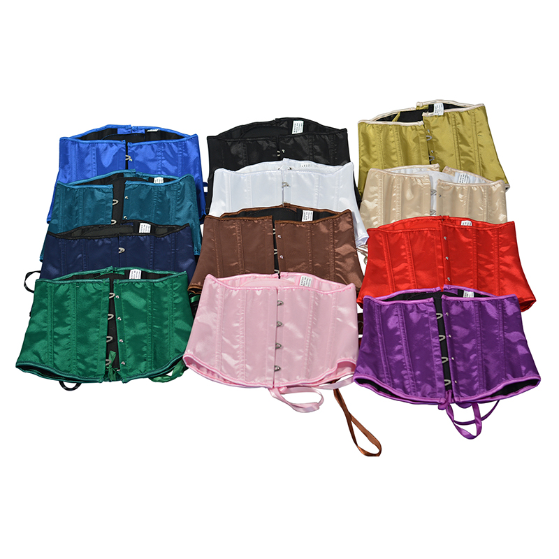2025 Women Satin Underbust Cor - Corset Waist Cinch 评论和价格