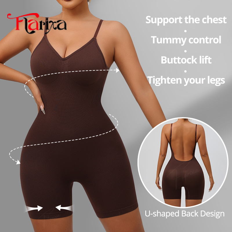Flarixa New Low Back Shapewear - Seamless Underwear Women 评论和价格