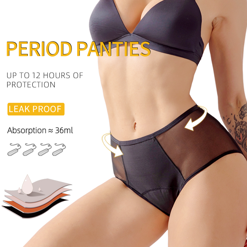 Drop shipping Women's High-wai - Period Panty Absorbent 评论和价格