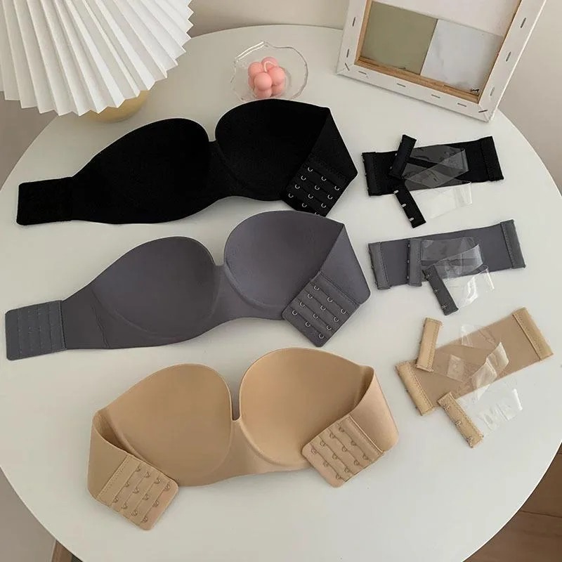 Women's Sexy Strapless Push-Up - Strapless Bra Backless 评论和价格