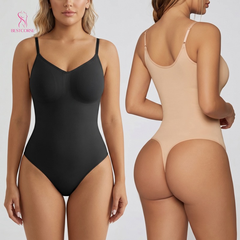 XS 3XL Seamless Body Suit Shap - Shapewear Bodysuit Firm 评论和价格