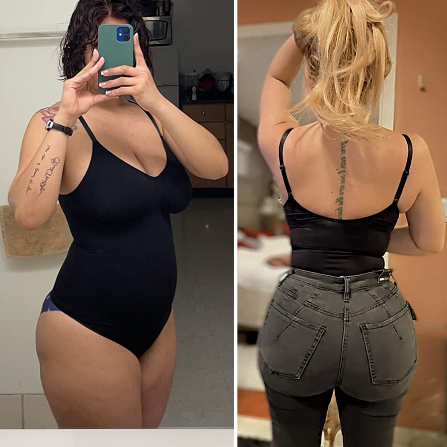 XS 3XL Seamless Body Suit Shap - Shapewear Bodysuit Firm 评论和价格